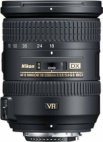 Image of Nikon AF-S DX NIKKOR 18-200 mm F3.5-5.6 ED G VR II 72 mm filter (geschikt voor Nikon F) zwart (Refurbished)