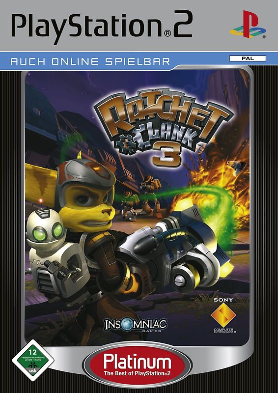 Ratchet Clank 3 Platinum PlayStation 2
