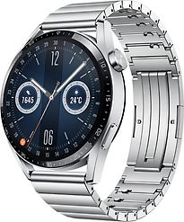 Huawei Watch GT 3 46 mm argento con cinturino metallico argento