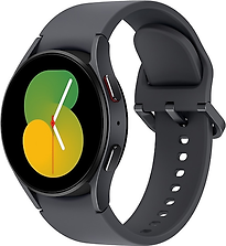 Image of Samsung Galaxy Watch5 40 mm horlogekast van Graphite Aluminium op Graphite Sport Band M/L [Wi-Fi] (Refurbished)
