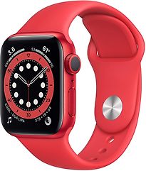 Image of Apple Watch Series 6 40 mm kast van rood aluminium met rood sportbandje [wifi, (PRODUCT) RED Special Edition] (Refurbished)