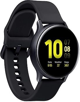 Samsung Galaxy Watch Active2 44 mm Aluminiumgehäuse schwarz am Sportarmband  black [Wi-Fi + 4G] gebraucht kaufen