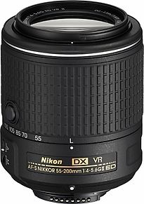 Image of Nikon AF-S DX NIKKOR 55-200 mm F4.0-5.6 ED G VR II 52 mm filter (geschikt voor Nikon F) zwart (Refurbished)