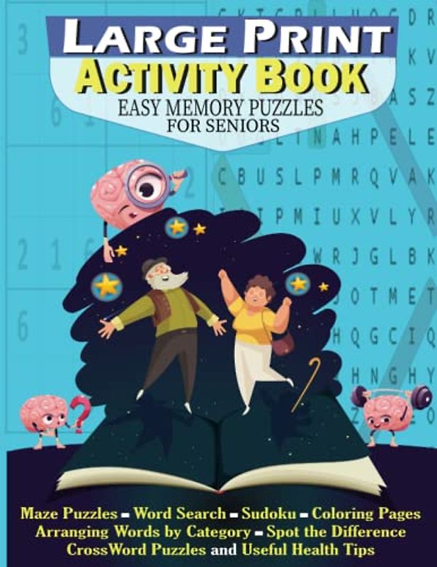 Memory Games for Seniors a Large Print xxl Best Puzzle Books for the