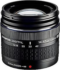 Olympus 14-42 mm F3.5-5.6 ED  Filtro 58 mm (compatibile con Quattro Terzi) Nero
