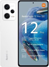 Xiaomi Redmi Note 12 Pro 5G Dual SIM 256GB 8GB RAM bianco polare