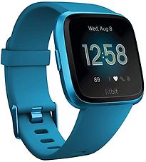 Fitbit Versa Lite - Montres Connectées Forme, Sport Et Bien-Être : Plus De 4 Jours D’Autonomie, Étanche, Suivi Fréquence Cardiaque, Marina Blue