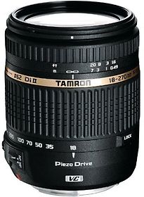 Tamron 18-270 mm F3.5-6.3 Di PZD VC II 62 mm Obiettivo (compatible con Canon EF) nero