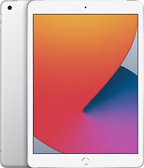 Image of Apple iPad 10,2 32GB [wifi + cellular, model 2020] zilver (Refurbished)