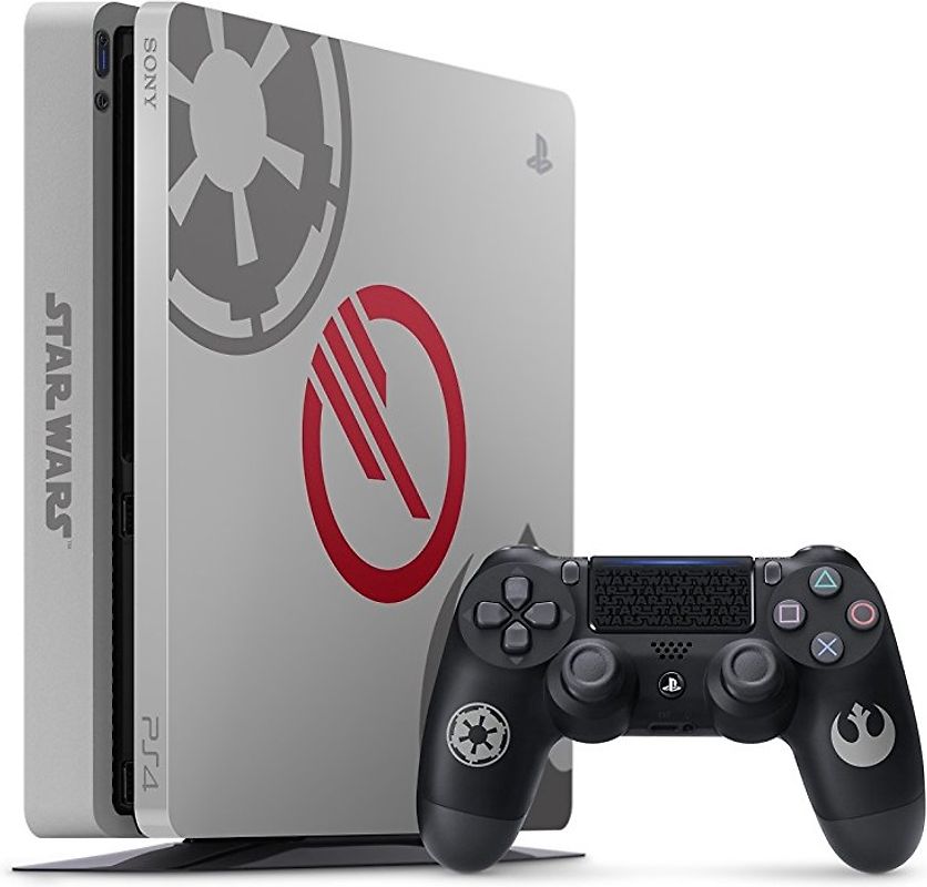 Rebuy Sony PlayStation 4 1 TB [Star Wars Battlefront 2 Special Edition incl. draadloze controller, zonder spel] grijs aanbieding