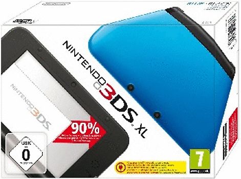 Achat reconditionn Nintendo 3DS XL Noire et bleue rebuy.Fr
