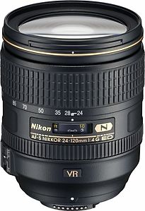 Image of Nikon AF-S NIKKOR 24-120 mm F4.0 ED G VR 77 mm filter (geschikt voor Nikon F) zwart (Refurbished)