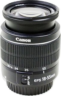 Image of Canon EF-S 18-55 mm F3.5-5.6 III 58 mm filterdraad (Canon EF-S aansluiting) zwart (Refurbished)