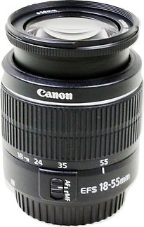 Obiettivo Canon EF-S 18-55 mm F3.5-5.6 III Filtro 58 mm (compatibile con Canon EF-S) Nero