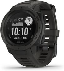 Garmin Instinct 45 Mm Noir Et Bracelet En Silicone Noir