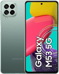 Image of Samsung Galaxy M53 5G Dual SIM 128GB groen (Refurbished)