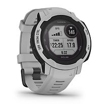 Garmin Instinct 2 Solar 45 Mm Gris Et Bracelet En Silicone Gris