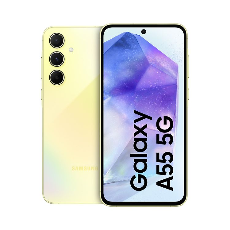Refurbished Samsung Galaxy A55 5G Dual SIM 256GB awesome lemon kopen | rebuy