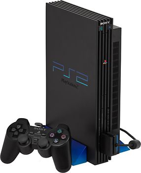 Sony PlayStation 2 negro [incluye mando]