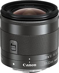 Image of Canon EF-M 11-22 mm F4.0-5.6 IS STM 55 mm filter (geschikt voor Canon EF-M) zwart (Refurbished)