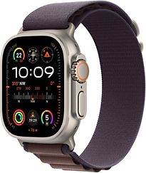 Apple Watch Ultra 2 Cassa in Titanio 49 mm color Argento con Alpine Loop Medium Indaco [Wi-Fi + Cellulare]