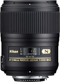 Nikon Af-S Nikkor 60 Mm F2.8 Ed G 62 Mm Objectif (Adapt� À Nikon F) Noir