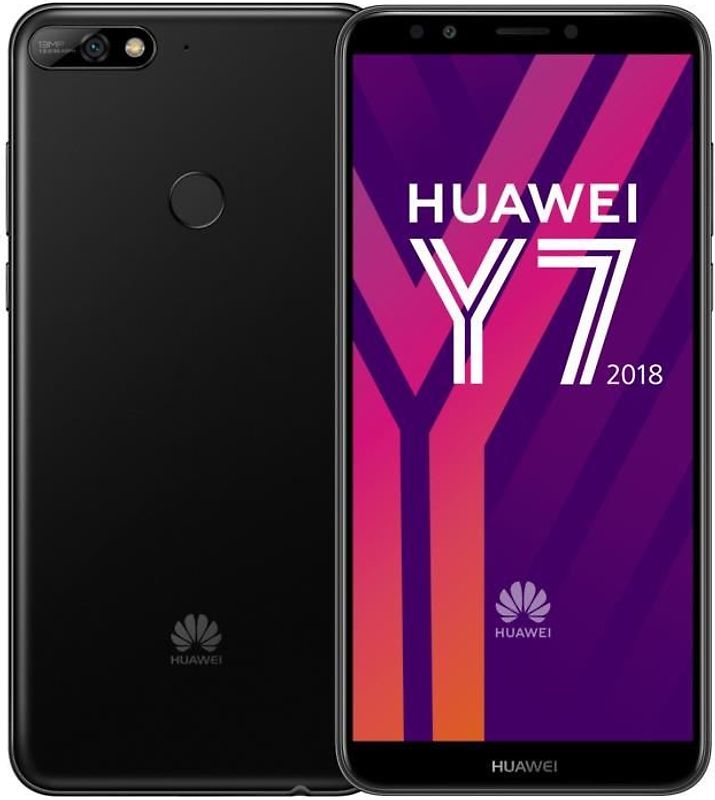 Rebuy Huawei Y7 2018 Dual SIM 16GB zwart aanbieding