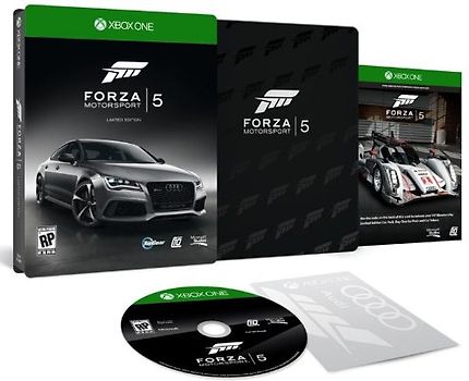 Forza Motorsport 5 Steelbook X Box 1 Unopened & Forza 2.3 &4. Xbox 360  Complete.