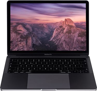 Apple MacBook Pro mit Touch Bar und Touch ID 13.3" (True Tone Retina Display) 2.4 GHz Intel Core i5 8 GB RAM 256 GB SSD [Mid 2019] space grau