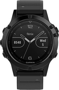 Garmin Fenix 5 47mm nero con cinturino in silicone...