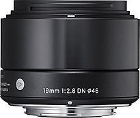 Sigma A 19 Mm F2.8 Dn 46 Mm Objectif (Adapt� À Sony E-Mount) Noir