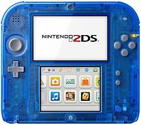 Nintendo 2DS blu transparente
