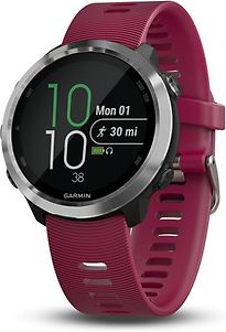 Garmin Forerunner 645 Music argento am Cinghia in