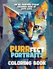 Purr-fect Portraits: An Oil Painting Styled Coloring Book of Cute Cats