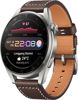 Compra Huawei Watch 3 Pro 48 mm argento con Cinturino in Pelle