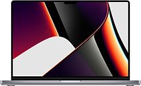 Image of Apple MacBook Pro met Touch ID 14.2 (Liquid Retina XDR Display) 3.2 GHz M1 Pro Chip (8-Core CPU, 14-Core GPU) 16 GB RAM 512 GB SSD [Late 2021, Duitse toetsenbordindeling, QWERTZ] spacegrijs (Refurbished)