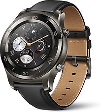 Huawei Watch 2 Classic 45mm grigio titanio con cinturino in pelle nero [Wifi]