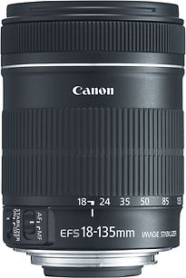 Image of Canon EF-S 18-135 mm F3.5-5.6 IS 67 mm filter (geschikt voor Canon EF-S) zwart (Refurbished)