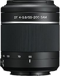 Image of Sony DT 55-200 mm F4.0-5.6 APS-C SAM II 55 mm filter (geschikt voor Sony A-mount) zwart (Refurbished)