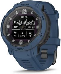 Garmin Instinct Crossover Solar 45 mm blauw met een siliconen polsband blauw - refurbished