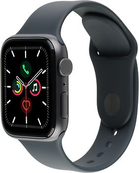 Apple Watch (Série SE) 40mm Noir - Bracelet Sport Noir - Reconditionné