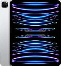 Image of Apple iPad Pro 12,9 128GB [wifi + cellular, model 2022] zilver (Refurbished)