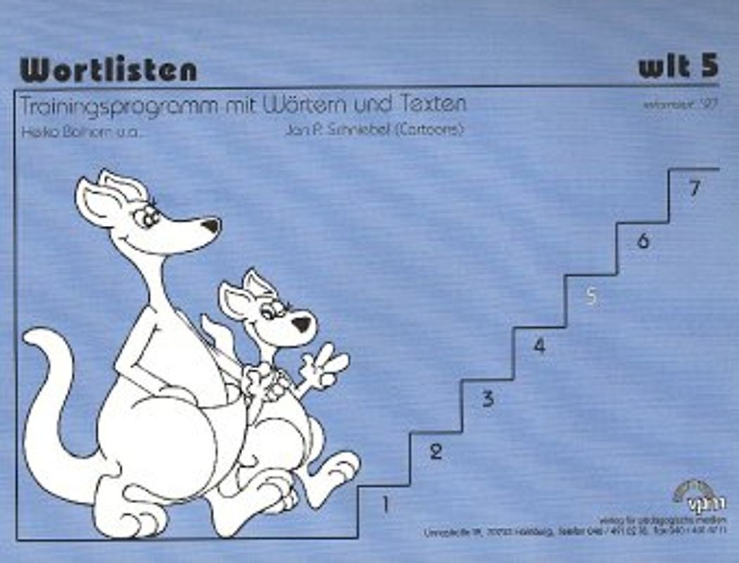 Wortlisten-Trainingsprogramm 1-6. Trainingsprogramm mit Wörtern und Texten / Wortlisten. Druckschrift, reformiert