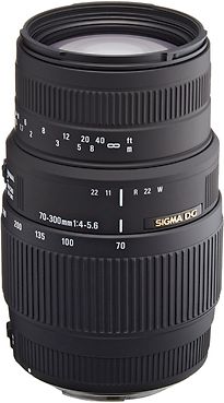Image of Sigma 70-300 mm F4.0-5.6 DG Macro 58 mm filter (geschikt voor Canon EF) zwart (Refurbished)