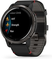 Garmin Venu 2 45 mm nero con cinturino in pelle color nero [Wi-Fi]