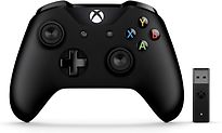 Microsoft Manette Xbox Avec Adaptateur Sans Fil Pour Pc - Noire