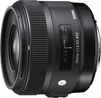Image of Sigma A 30 mm F1.4 DC HSM 62 mm filter (geschikt voor Canon EF) zwart (Refurbished)