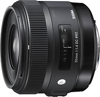Sigma A 30 Mm F1.4 Dc Hsm 62 Mm Objectif (Adapt� À Canon Ef) Noir