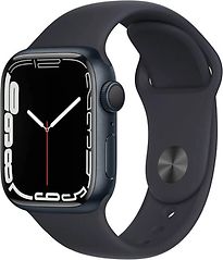 Apple Watch Series 7 45 mm boÃ®ter aluminium minuit et bracelet sport minuit [Wi-Fi]