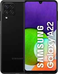 Samsung Galaxy A22 Dual SIM 128GB zwart - refurbished
